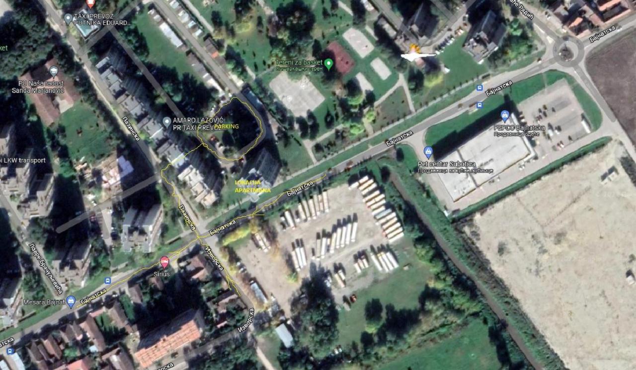 Apartman Radakovic Subotica Buitenkant foto